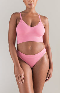 Linsori Sand TENCEL™ High Leg Brief - front view