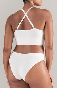 Linsori Sand TENCEL™ High Leg Brief - styled view