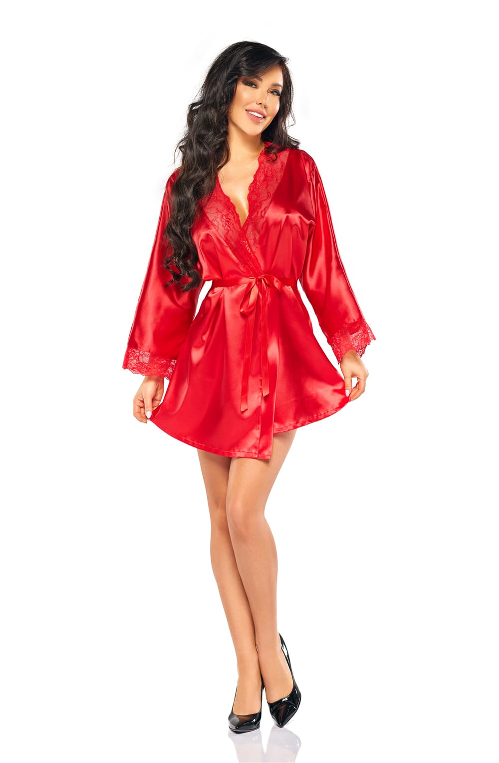 Linsori Scarlet Sherie Delicate Peignoir - back view