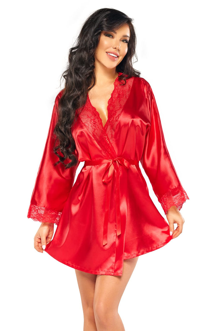 Linsori Scarlet Sherie Delicate Peignoir - front view