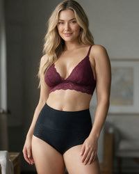 linsori Sculpting Noir Shaping Brief Plus Size - Lifestyle view