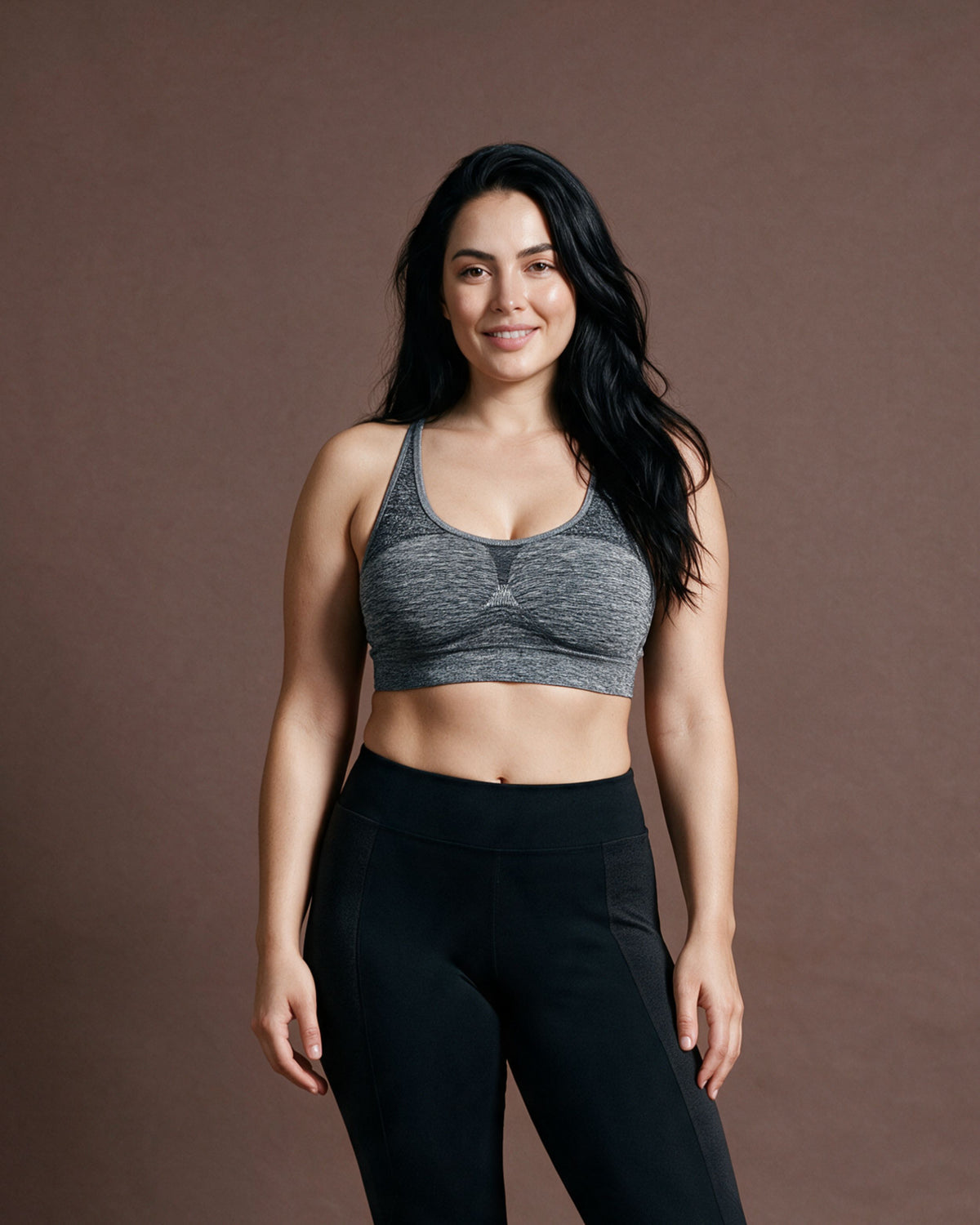 Linsori Ergonomic Support Sports Bra - Front view 