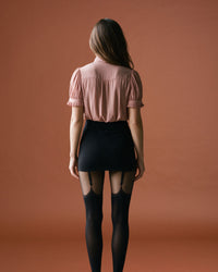 Linaori Fantasia Faux Suspender Tights -  back view