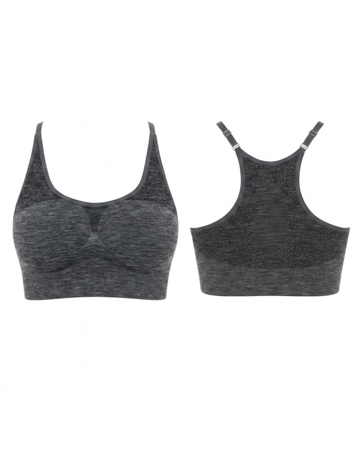 Linsori Ergonomic Support Sports Bra - White background view