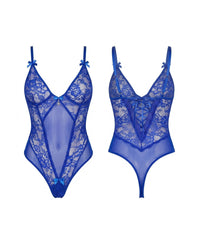 Linsori Sapphire Lace Affair Body Plus Size - White background view