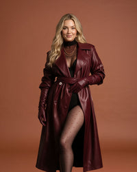 Linsori Berry Dot Open Crotch Tights Plus Size - Front view