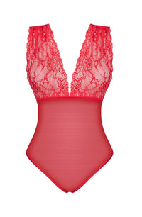 Linsori Scarlet Lace Veronica Teddy - product view