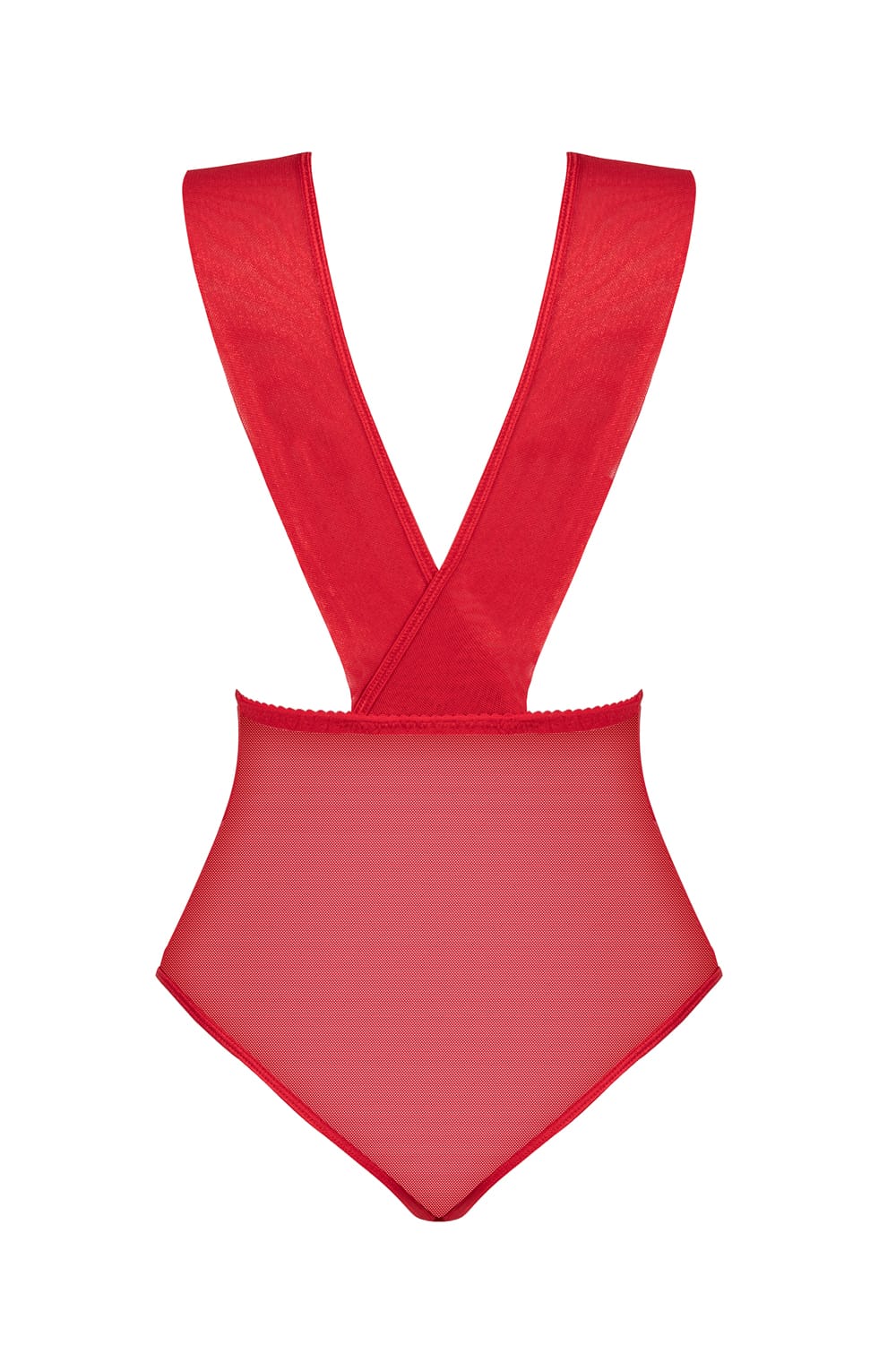 Linsori Scarlet Lace Veronica Teddy - front view
