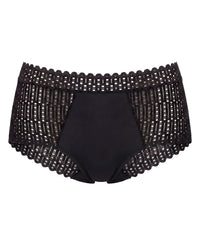 Linsori Noir Artisan Pattern Briefs - White background view