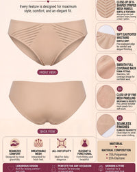 linsori - Bare Stripe Cotton Brief - product detail