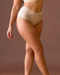 linsori - Bare Stripe Cotton Brief - right view