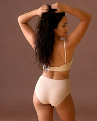 linsori - Bare Stripe Cotton Brief - back view