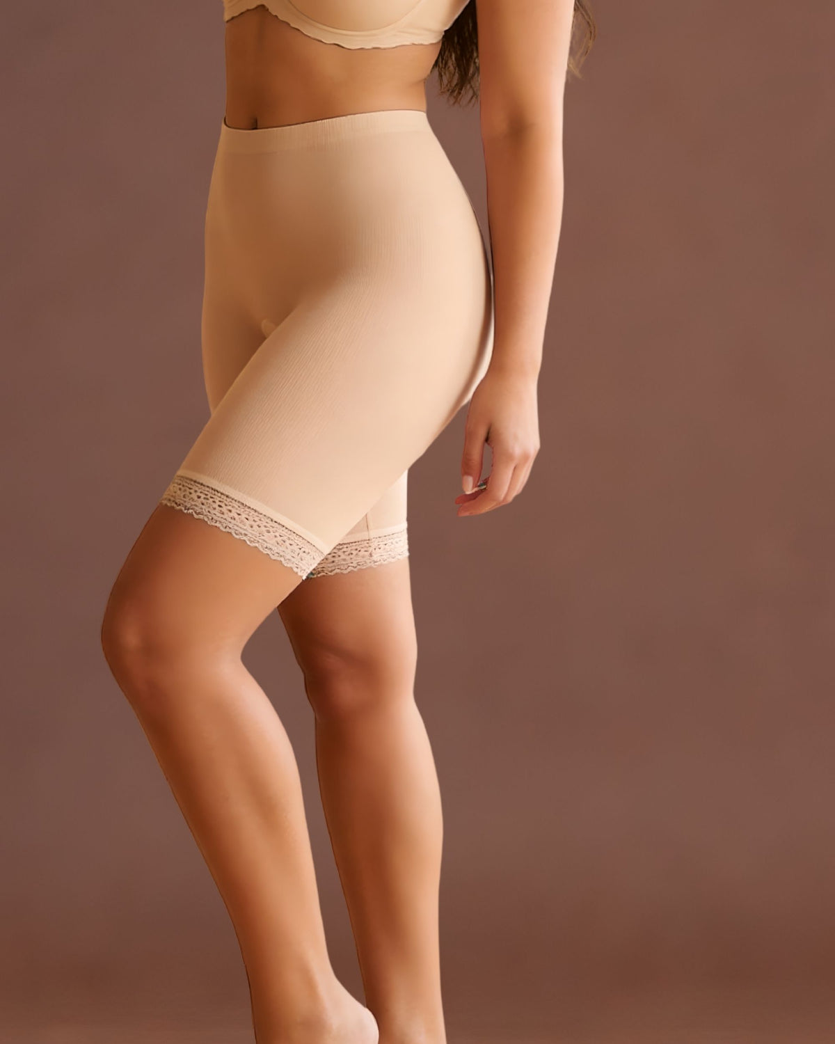 linsori - Bare Lace Shaping Shorts - left view
