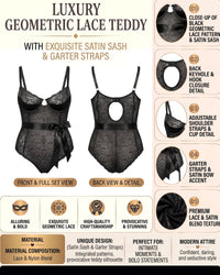 Linsori Noir Lace Hourglass Body Plus -  Product detail view