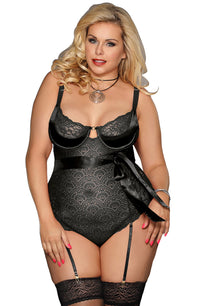 Linsori Noir Lace Hourglass Body Plus - styled view