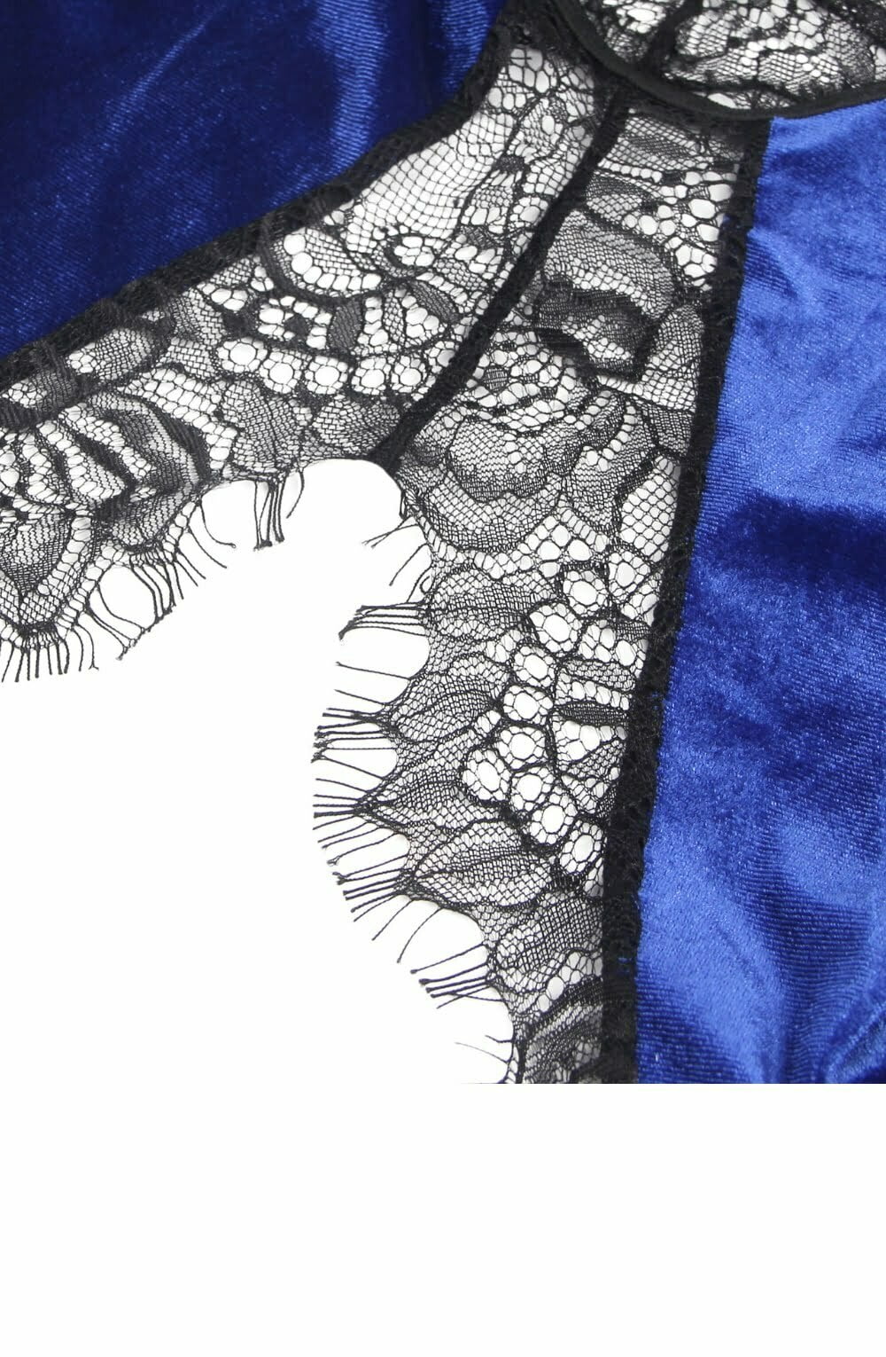 Linsori Sapphire Gartered Babydoll Set - product view