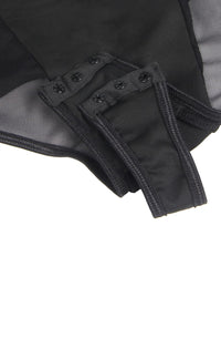 Linsori Obsidian Mesh Underwire Bodysuit - close-up