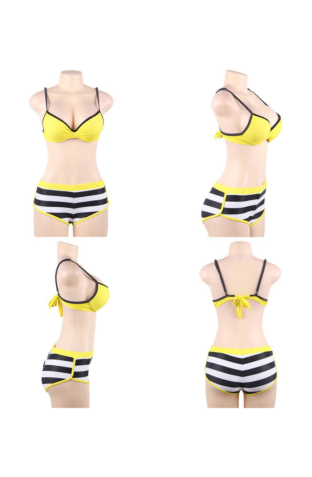 Linsori Sunny Days Bikini Trio Set - back view