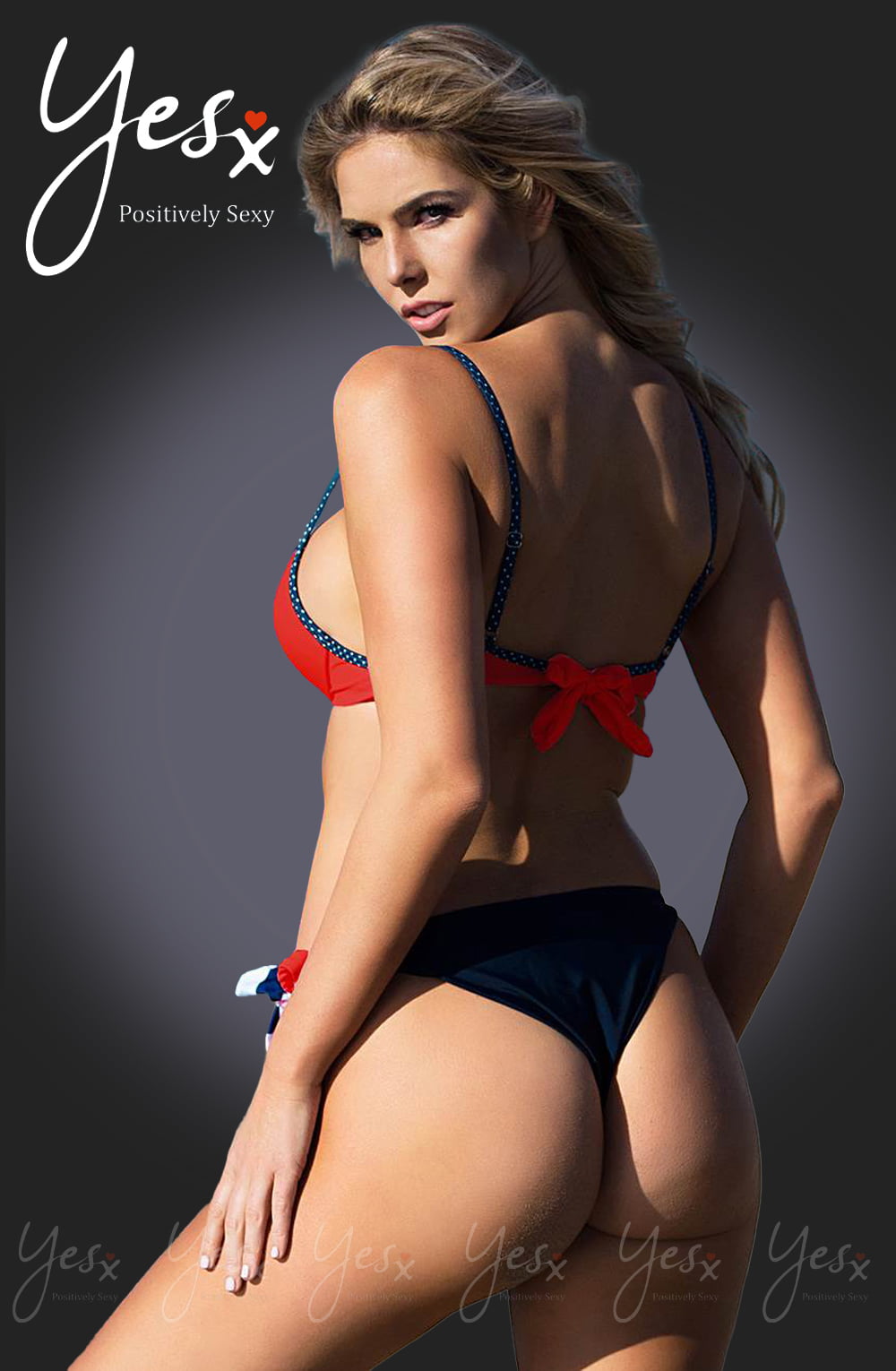 Linsori Scarlet Mix & Match Bikini Set - side view