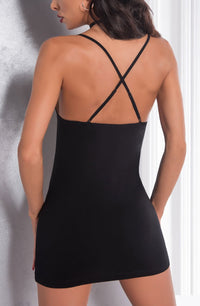 Linsori Leopard Print Chemise Set Plus Size - side view