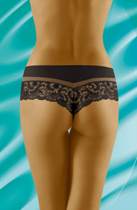 Linsori Midnight Lace Tulle Shorts - back view