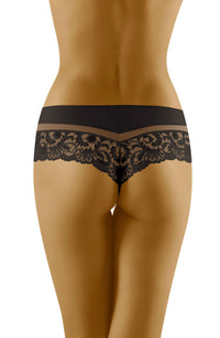 Linsori Midnight Lace Tulle Shorts - side view