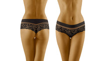 Linsori Midnight Lace Tulle Shorts - close-up
