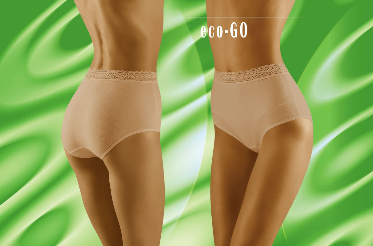 Linsori Bare Cotton Floral Lace Brief - styled view