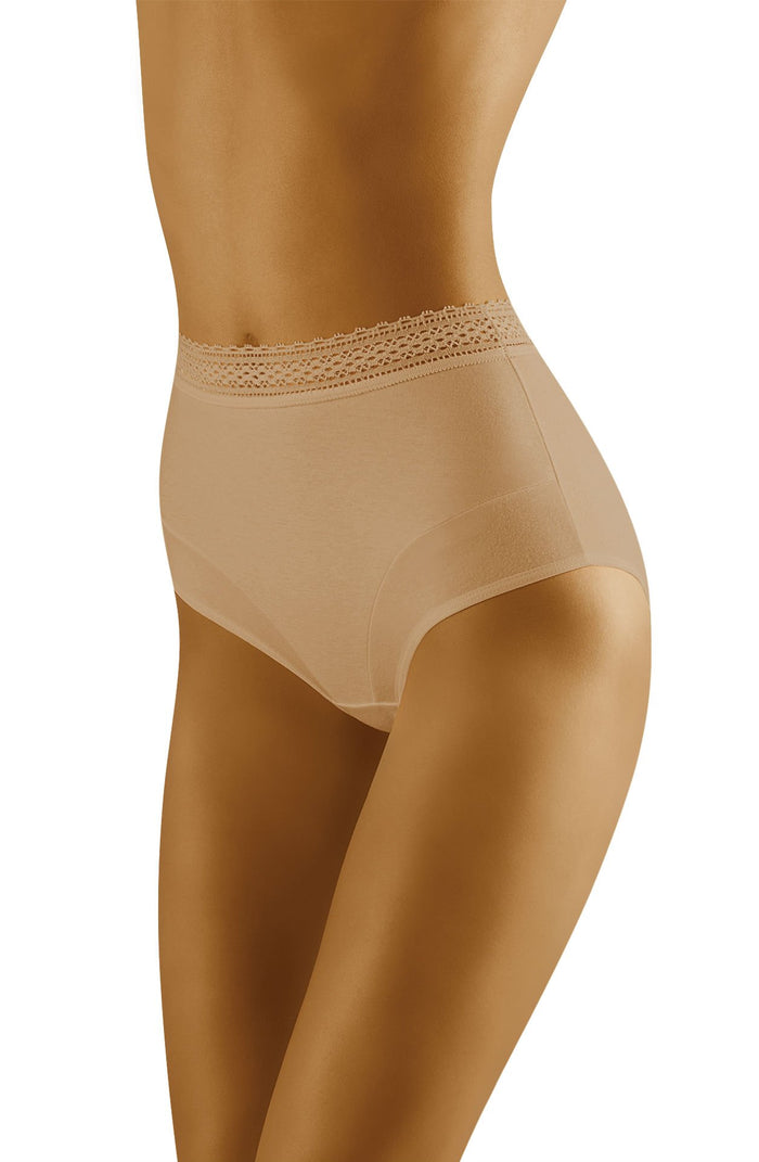 Linsori Bare Cotton Floral Lace Brief - detail view