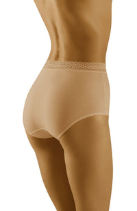 Linsori Bare Cotton Floral Lace Brief - side view