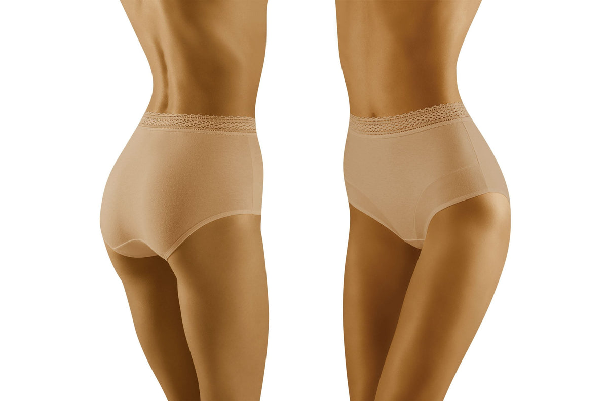 Linsori Bare Cotton Floral Lace Brief - close-up