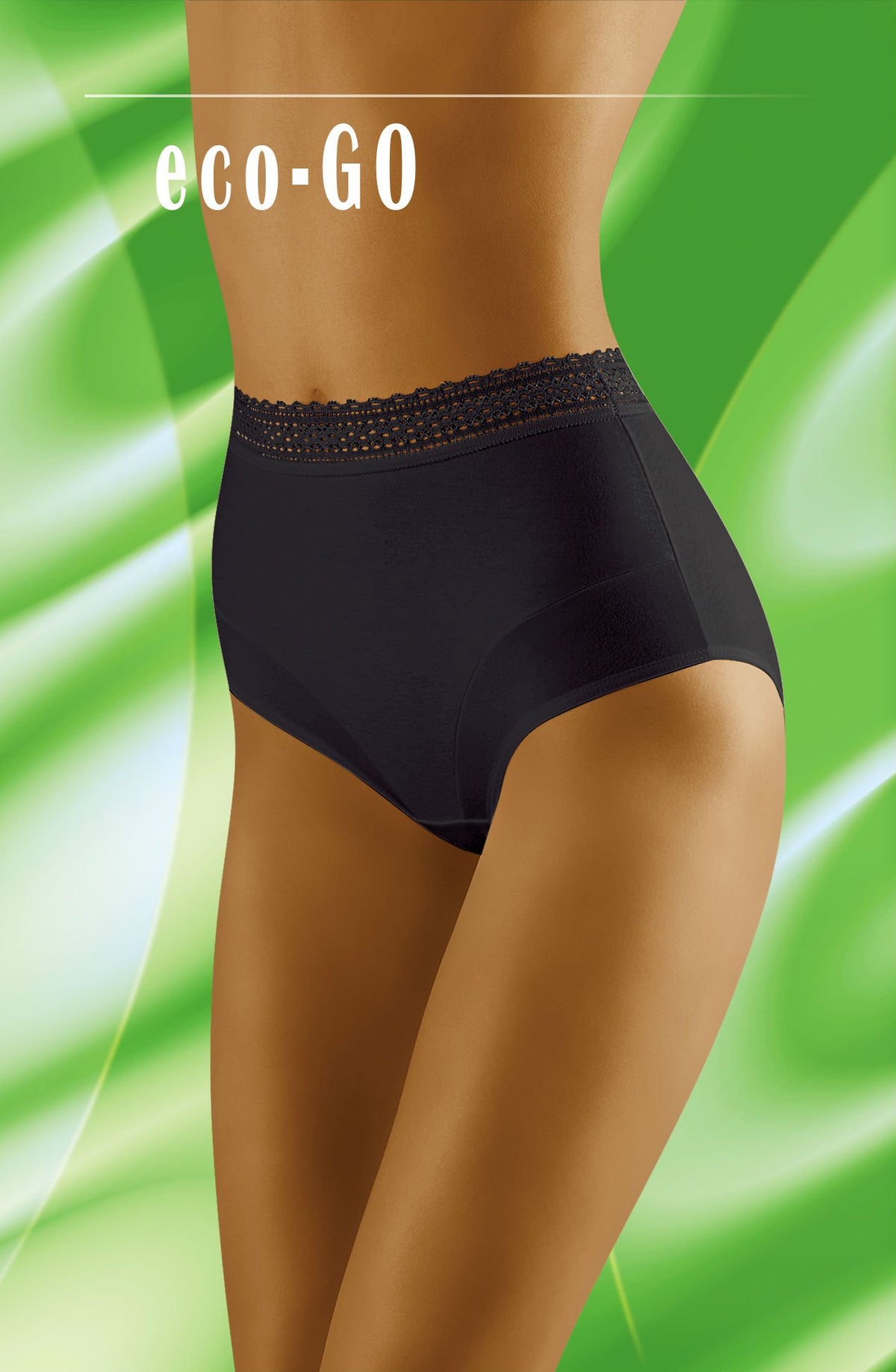 Linsori Bare Cotton Floral Lace Brief - detail view