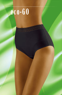 Linsori Bare Cotton Floral Lace Brief - detail view
