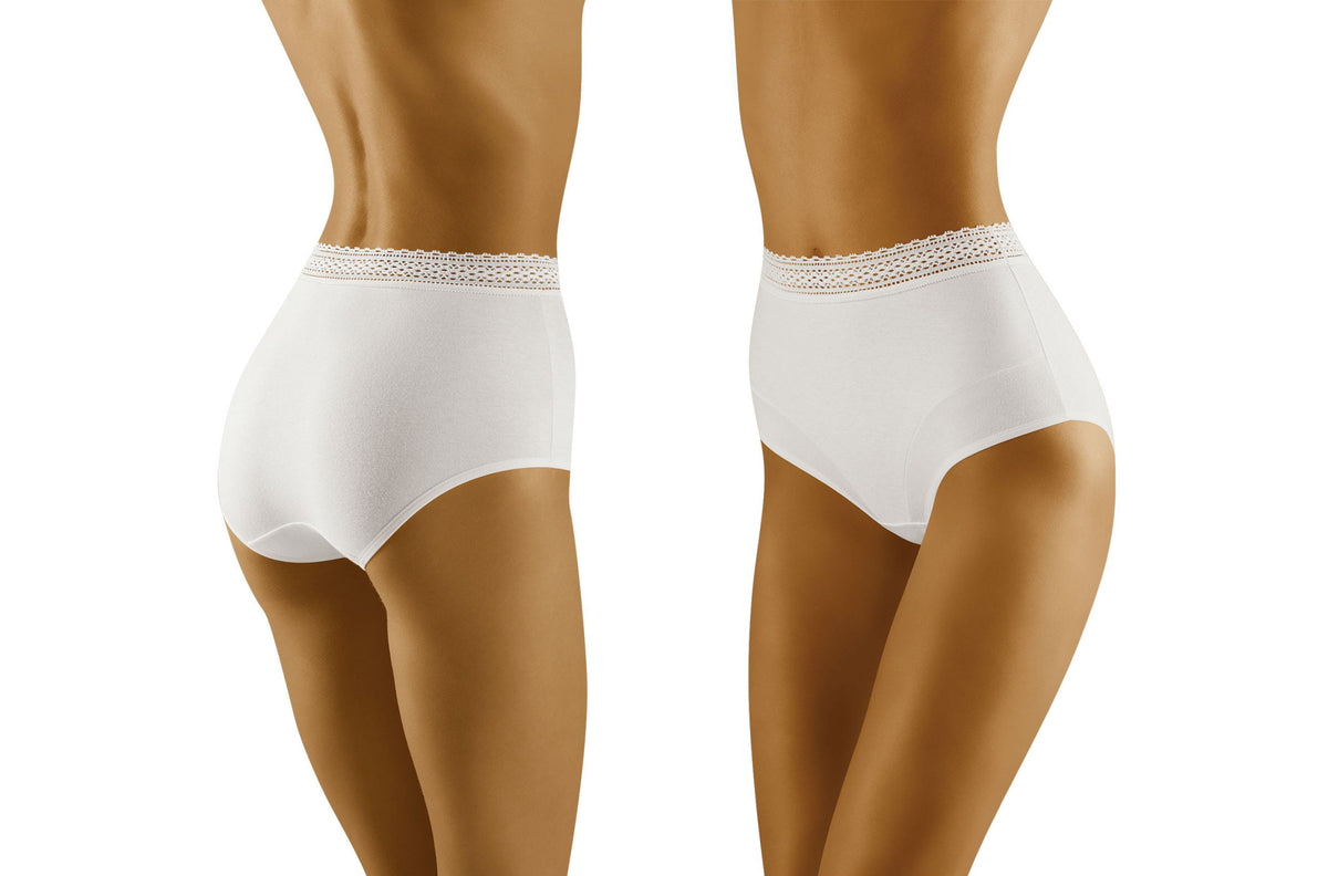 Linsori Bare Cotton Floral Lace Brief - product view