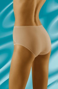 Linsori Champagne Stripe Cotton Brief - back view