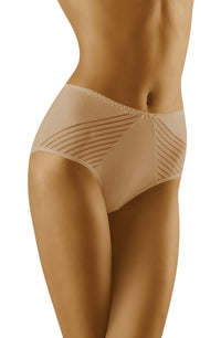 Linsori Champagne Stripe Cotton Brief - detail view