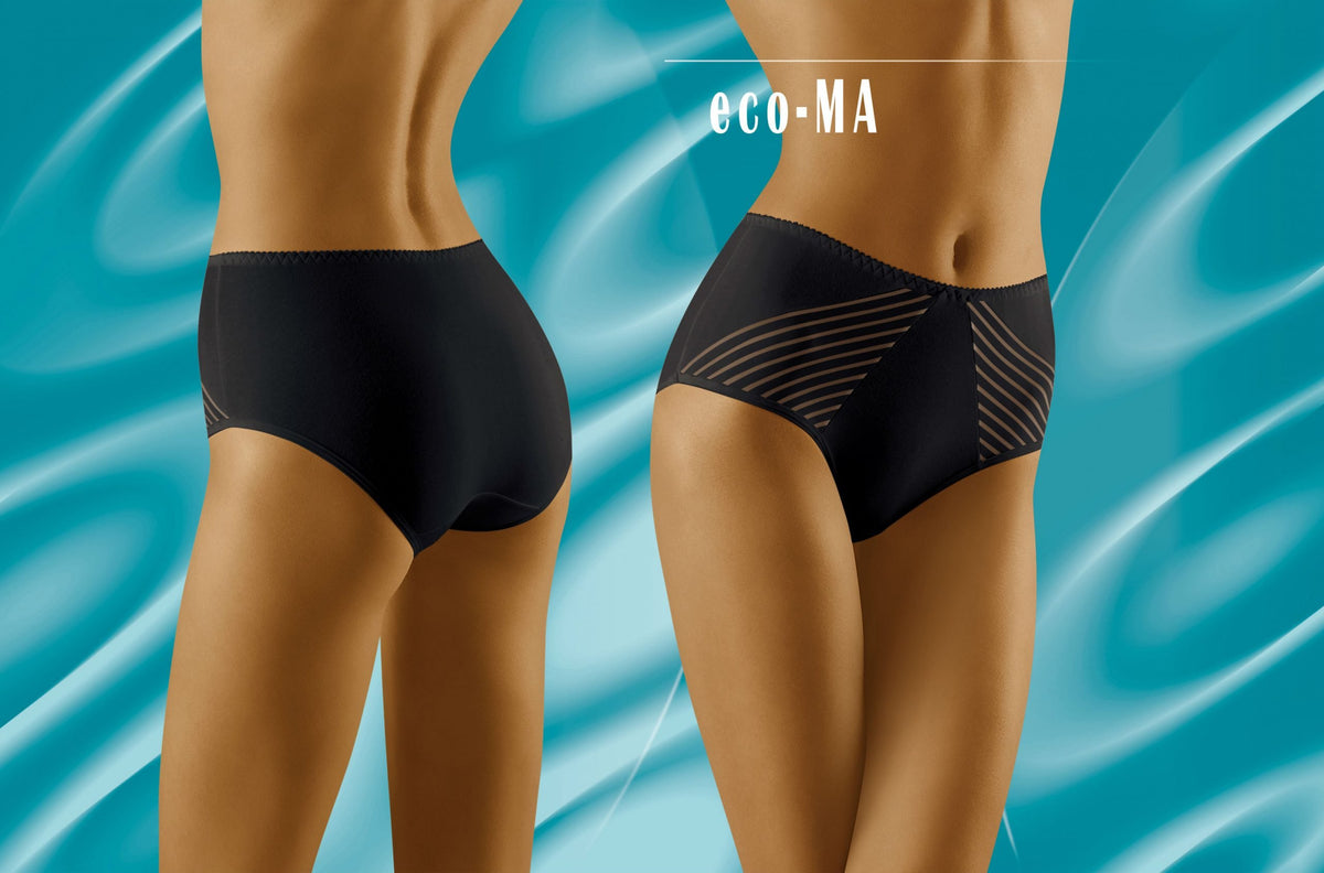 Linsori Champagne Stripe Cotton Brief - close-up