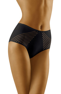 Linsori Champagne Stripe Cotton Brief - back view