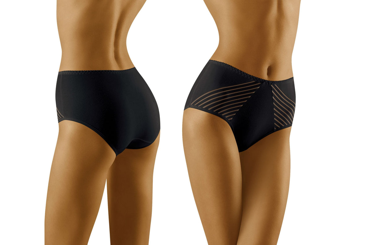 Linsori Champagne Stripe Cotton Brief - lifestyle view