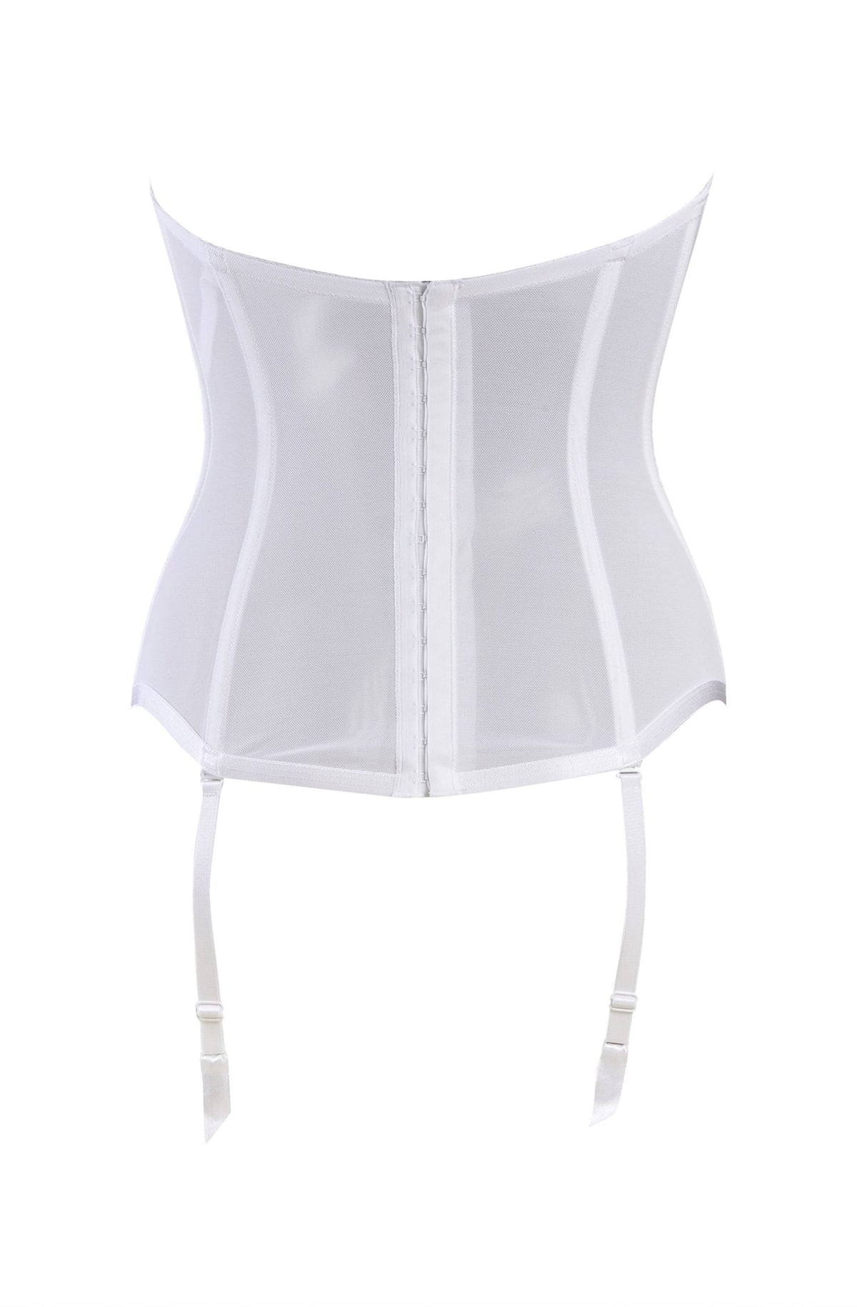Linsori Anastasia Embroidered Ivory Corset - side view