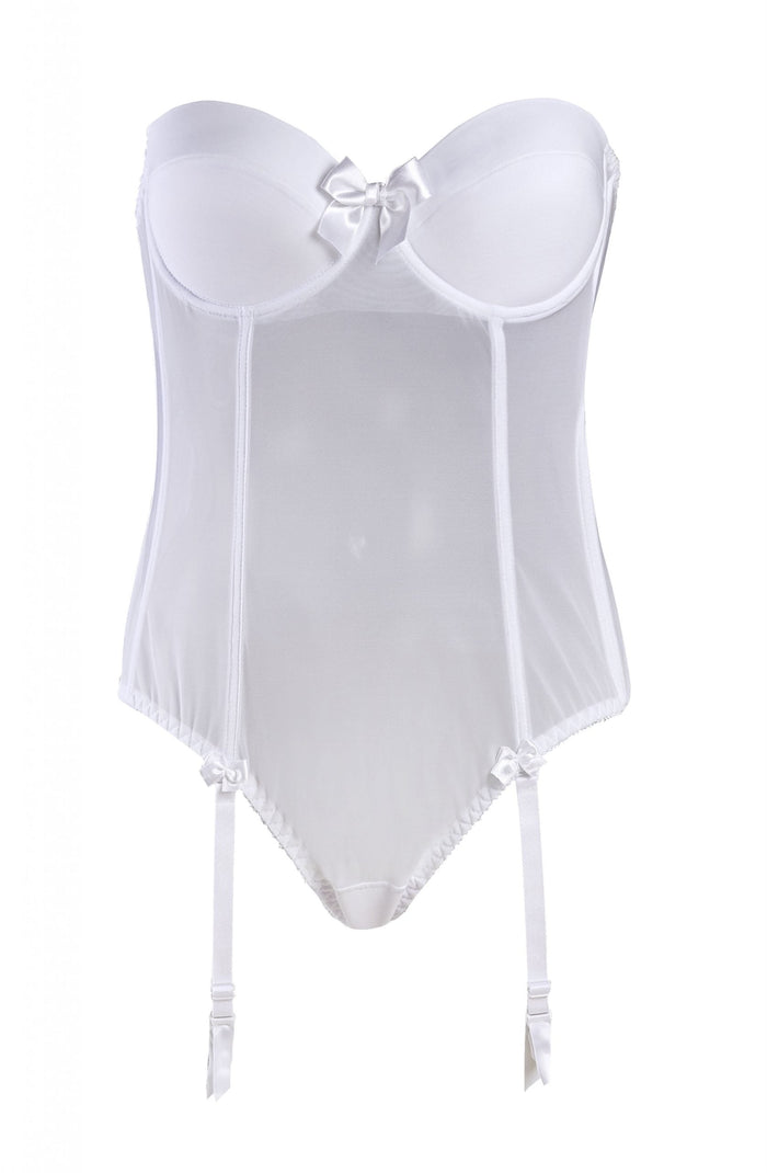 Linsori Pearl Tulle Sculpting Body Plus Size - back view