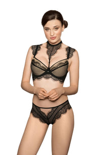 Linsori Noir Eyelash Lace Push Up - close-up