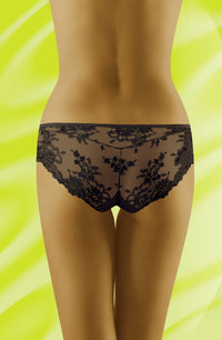 Linsori Champagne Floral Lace Brief - back view