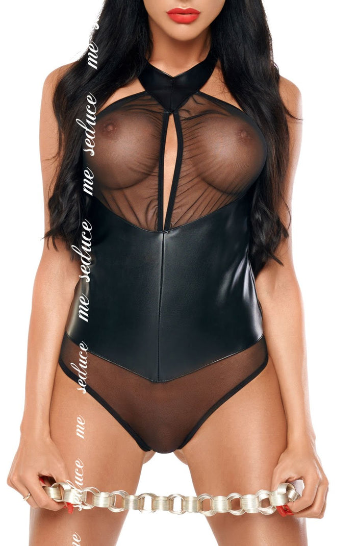 Linsori Midnight Mesh Sculpted Body - detail view