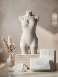 Linsori Pointelle Strappy Sleep Romper - Mannequin View