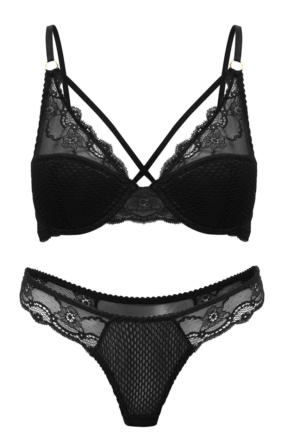 Linsori Opium Padded Bra - side view