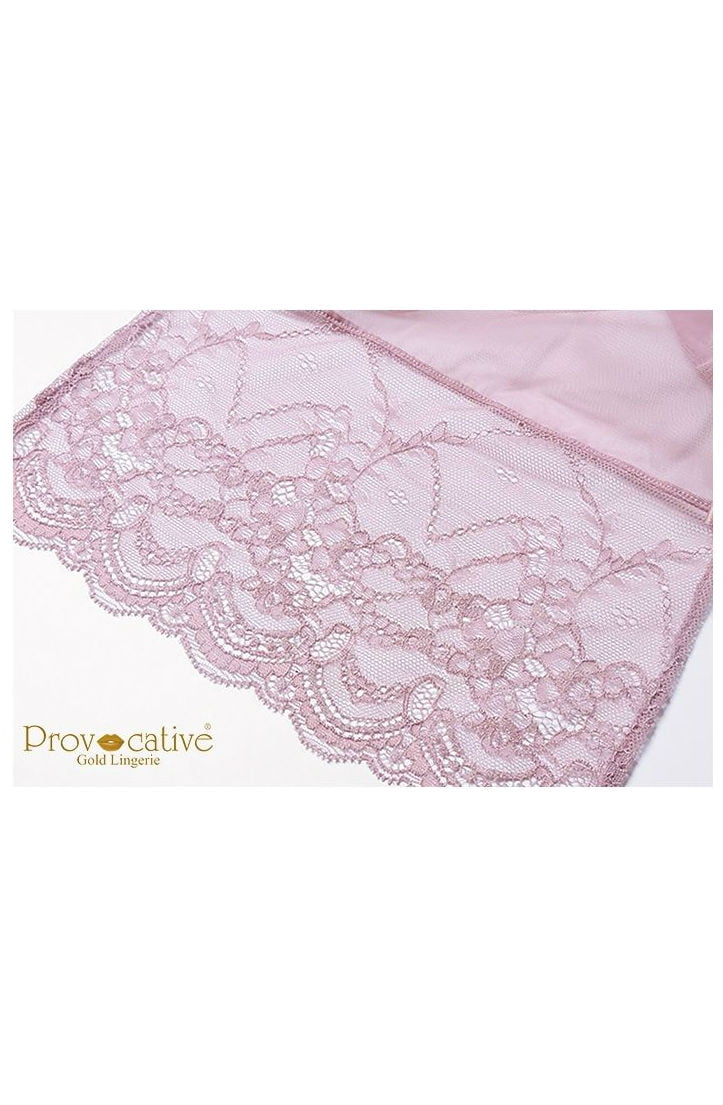 Linsori Rose Venice Lace Chemise Piece - side view