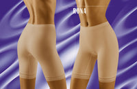 Linsori Champagne Lace Shaping Shorts - styled view