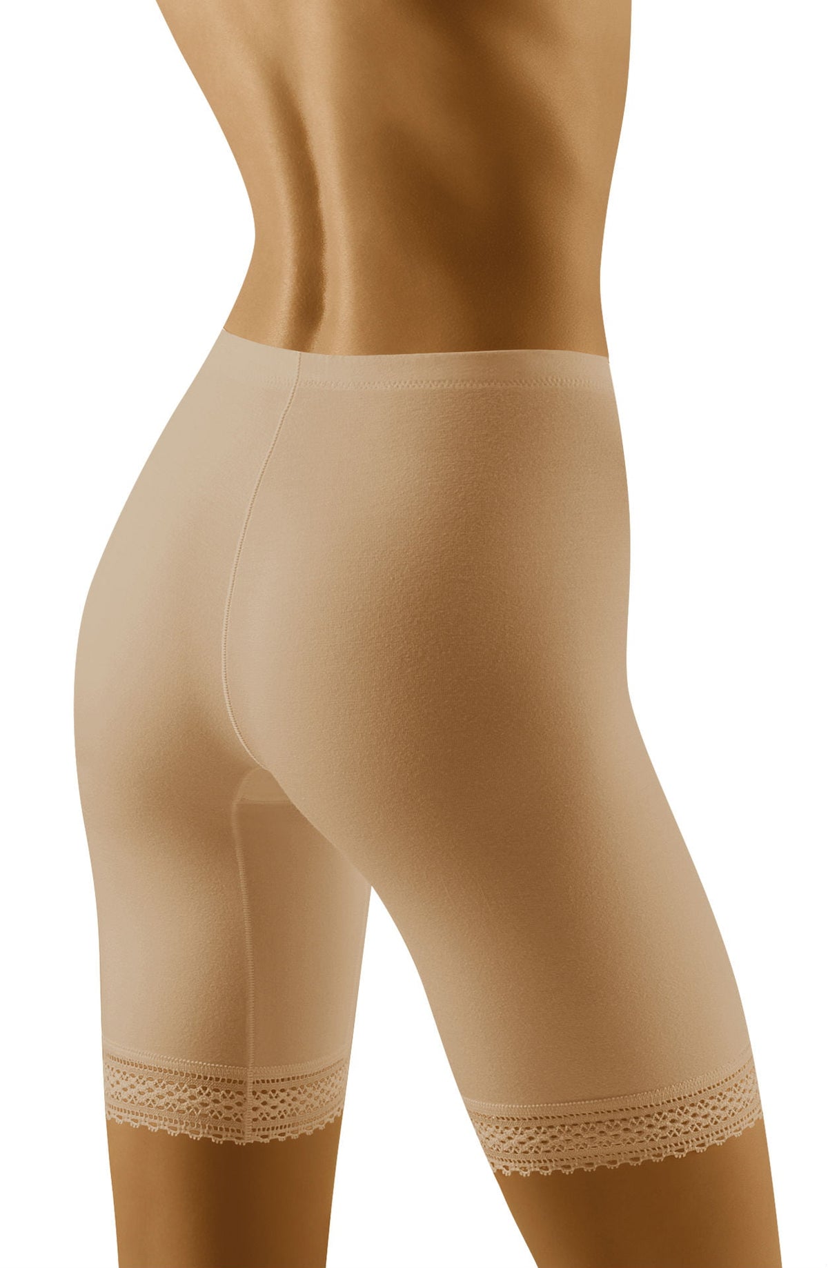 Linsori Champagne Lace Shaping Shorts - side view