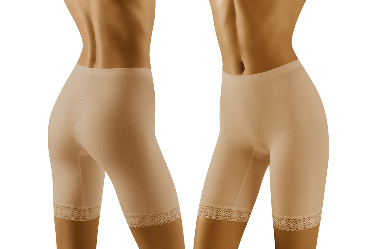 Linsori Champagne Lace Shaping Shorts - close-up